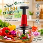 Manual Hand Push Vegetable Chopper & Food Cutter